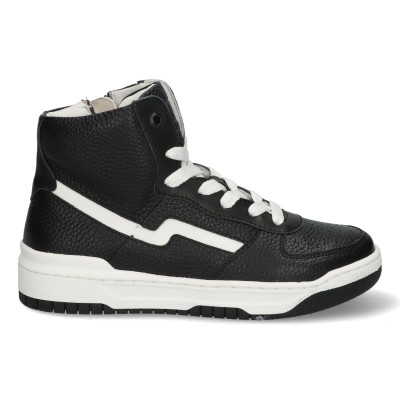 Zwart Trackstyle veterboot wijdte 5 324551 bij Krisman&Westeneng