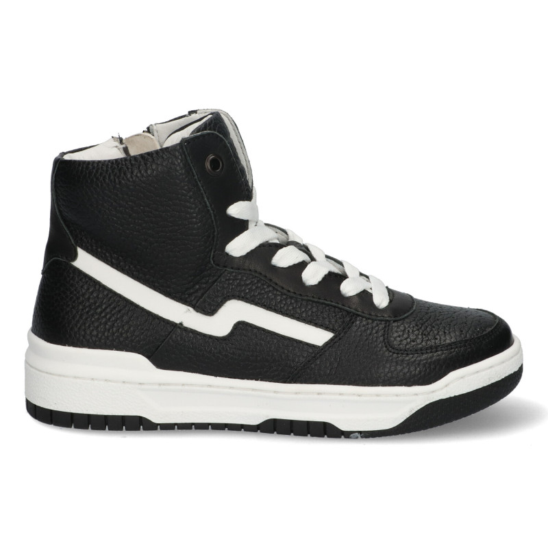 Zwart Trackstyle veterboot wijdte 5 324551 bij Krisman&Westeneng