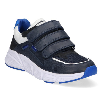 Trackstyle klitsneaker FredFox blauw wijdte 3 bij Krisman&Westeneng