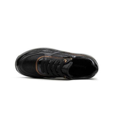 Xsensible Stretchwalker sneaker zwart combi Lima bij Krisman&Westeneng