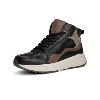 Xsensible Stretchwalker boot zwart combi Tower bij Krisman&Westeneng