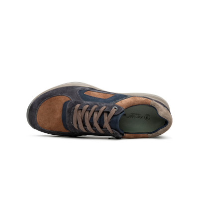 Xsensible Stretchwalker sneaker blauwcombi SWX23 bij Krisman&Westeneng