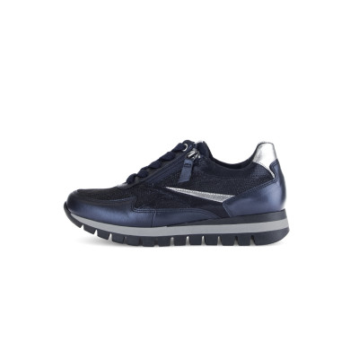 Gabor H-wijdte veterschoenen ocean/antiksilver 56.437.86 bij Krisman&Westeneng