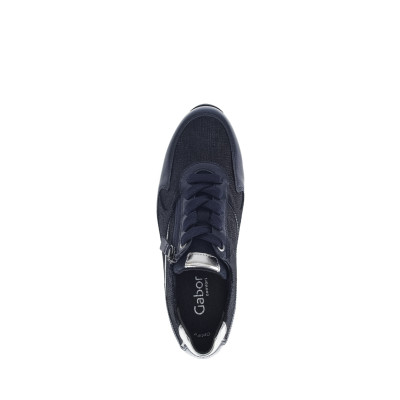 Gabor H-wijdte veterschoenen ocean/antiksilver 56.437.86 bij Krisman&Westeneng