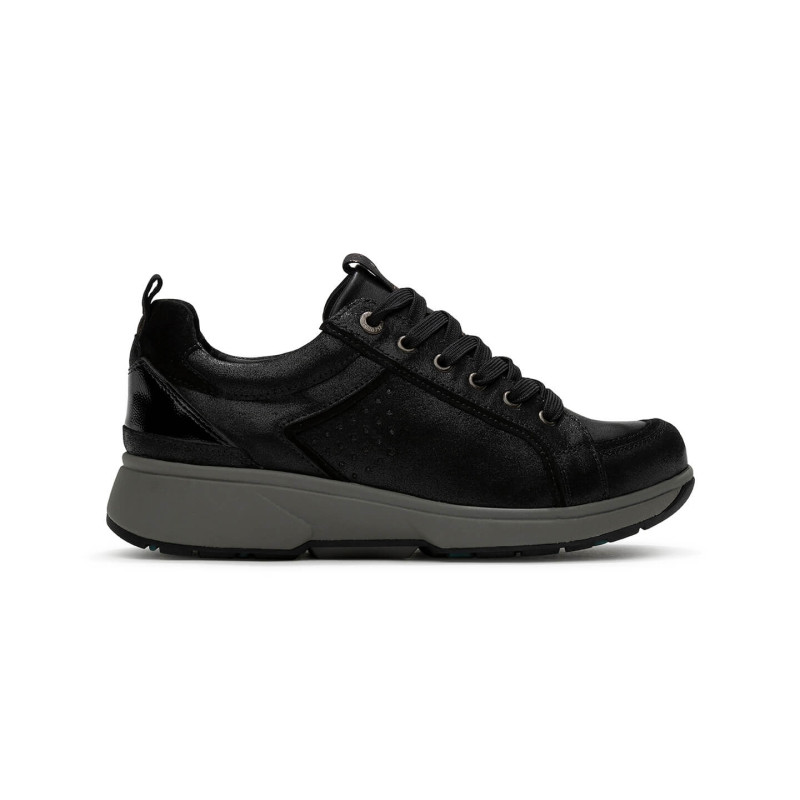 Xsensible Stretchwalker sneaker zwart Malta bij Krisman&Westeneng