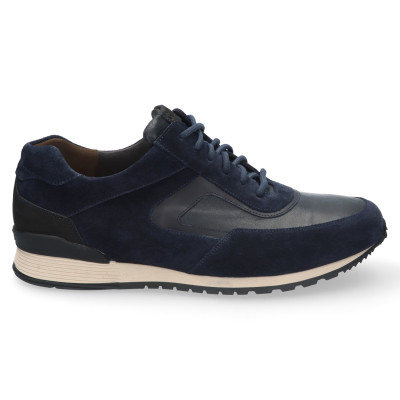 Gijs blauwe sneaker wijdte H 2138 bij Krisman & Westeneng