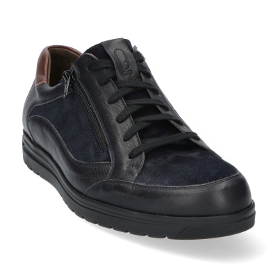 Gijs blauw sneaker wijdte H 2112 bij Krisman & Westeneng