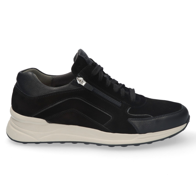 zwart Gijs sneaker wijdte K 2130 bij Krisman & Westeneng