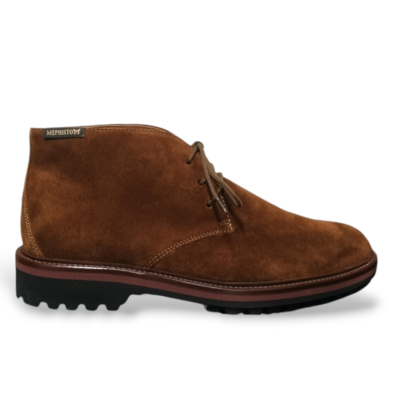 Mephisto Berto hoge veterschoen wijdte H bruin bij Krisman&Westeneng