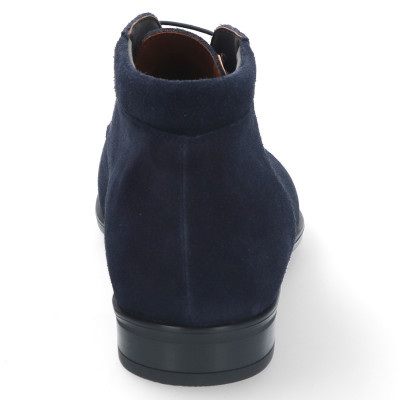 Gijs heren boot blauw suede wijdte K 2142 bij Krisman&Westeneng