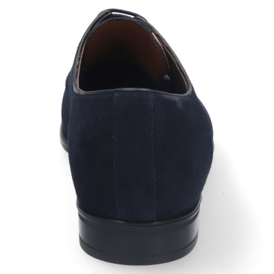 blauw suede Gijs veterschoen wijdte h 2141 bij Krisman&Westeneng