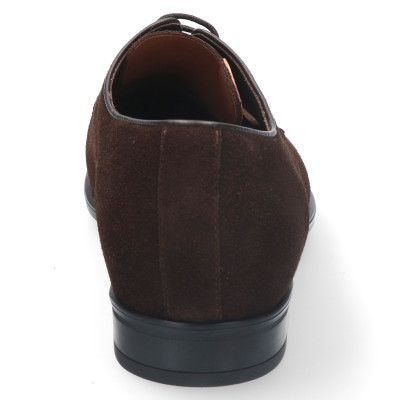 Gijs bruin suede veterschoen wijdte K 2141 bij Krisman&Westeneng
