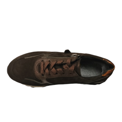 Gabor H-wijdte veterschoen choco/bronce 56.378.41 bij Krisman&Westeneng