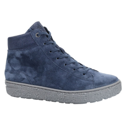Hartjes H-wijdte hoge veterschoen stahlblau 172.1404  bij Krisman&Westeneng