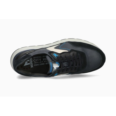 Mephisto Cruz veterschoen wijdte H blauw bij Krisman&Westeneng