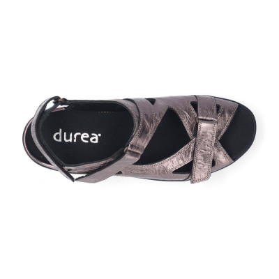Durea damessandaal met uitneembaar voetbed 7376 218