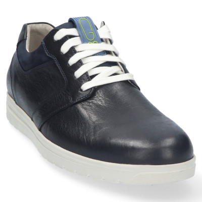 Gijs K-wijdte veterschoen blauw 2042 bij Krisman&Westeneng