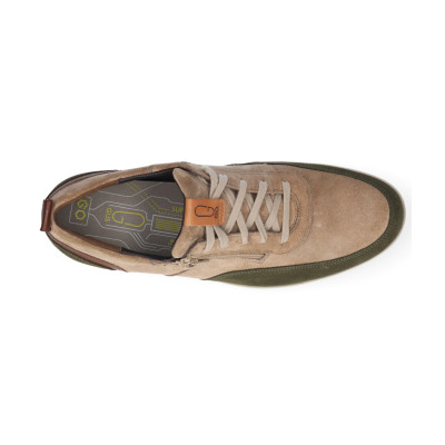 Gijs H-wijdte veterschoen beige combi 2085 bij Krisman&Westeneng