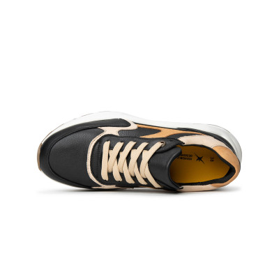 Xsensible damesveterschoen met uitneembaar voetbed 33002.4 Ponte Vecchio Black